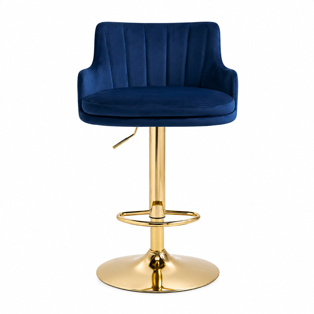 Doe Buck Oliver Barstool|Blue