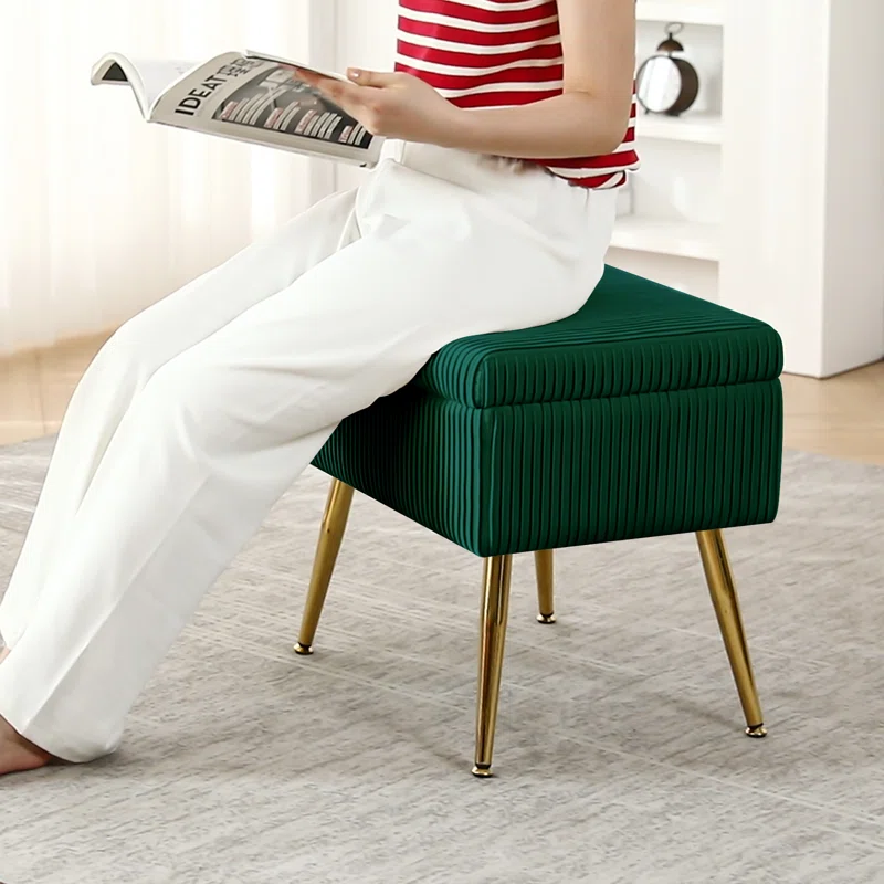 Zim Ottoman In Green