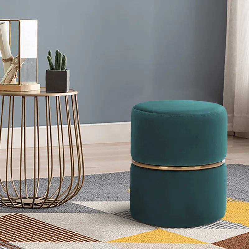 Gracy Ottoman In Teal