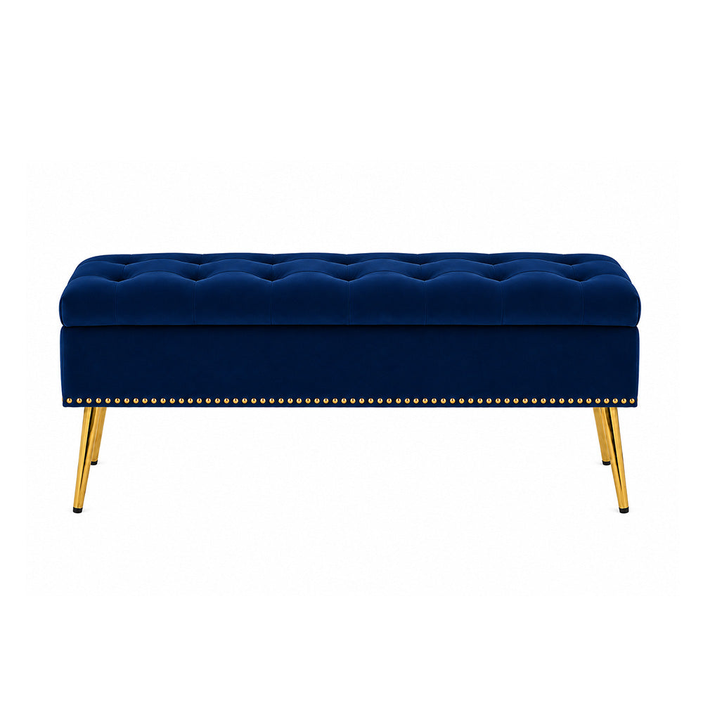 Doe Buck Cove bench|Blue
