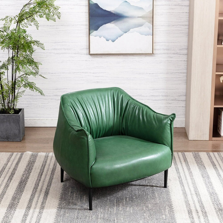 Almeda Accent Chair Green | Modern Lounge Chair Olive Green