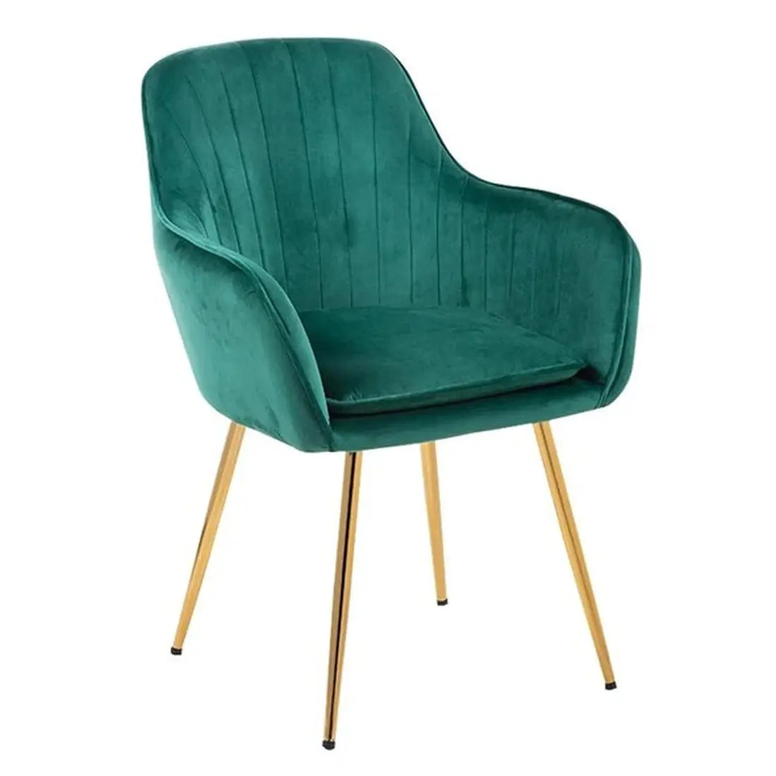 Nova Plush Accent Chair – Green