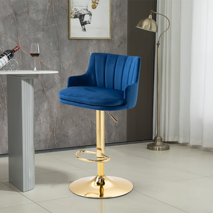 Oliver Bar Stool - Blue