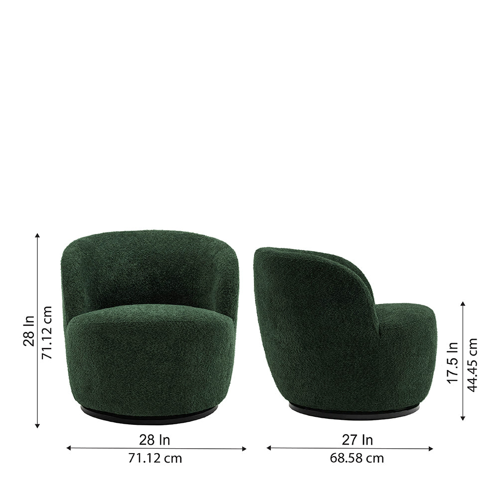 Nikoli Accent Chair | Green