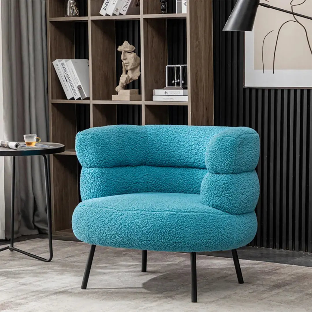 Clive Accent Chair - Sky Blue