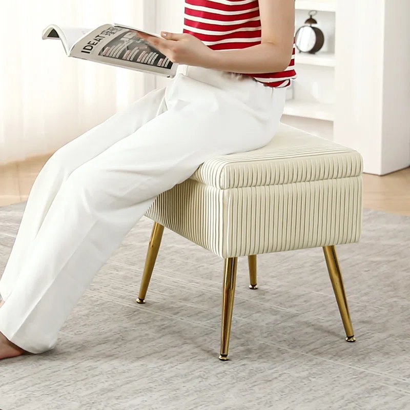 Zim Ottoman In Beige
