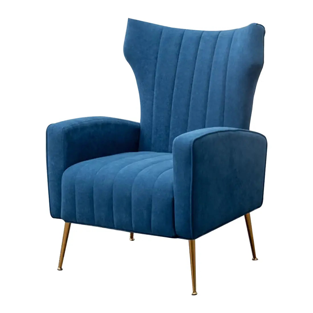 Orion Wingback Accent Chair – Blue