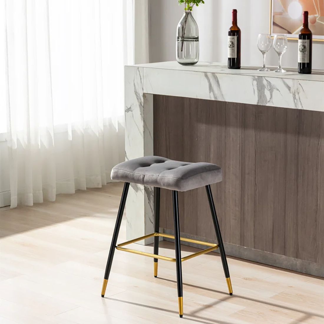 Julio Counter Stool - Grey