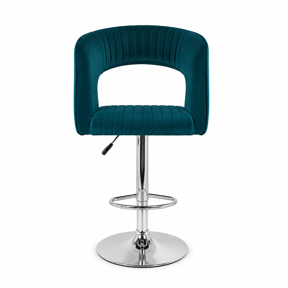 Doe Buck Dee Swiel Bar Stool|Teal
