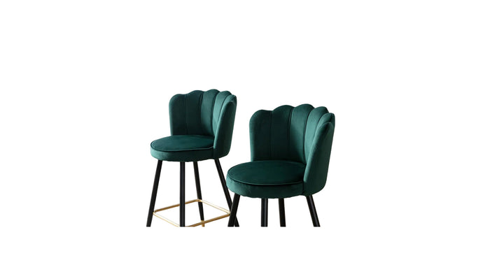 Flower Counter Stool - Green