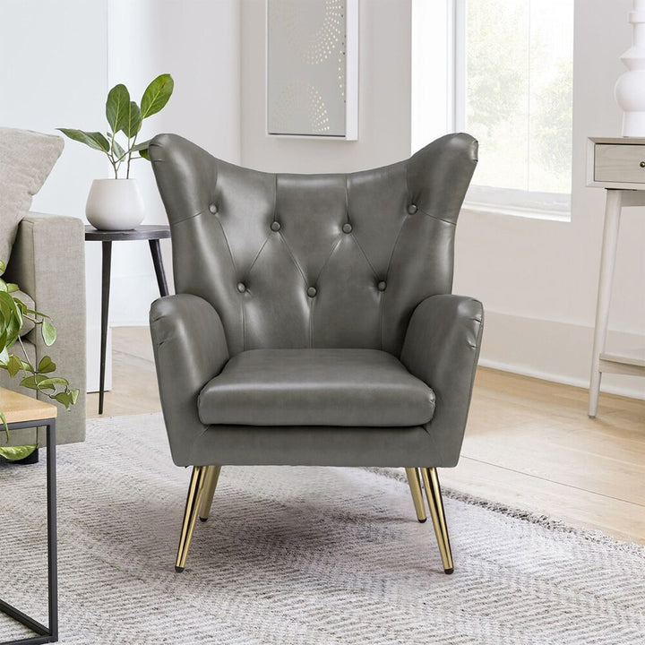 Hedley Accent Chair Grey | Classic Armchair Grey