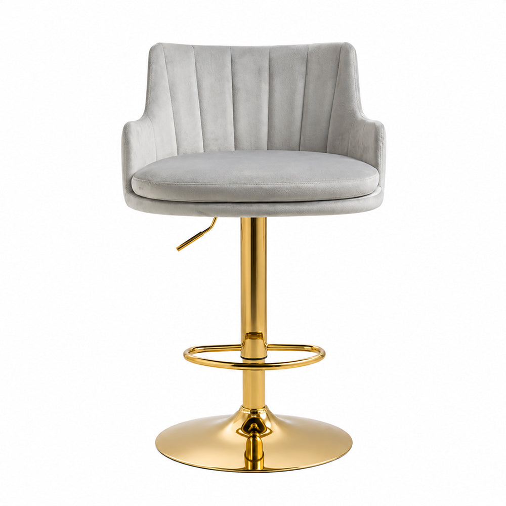 Doe Buck Oliver Barstool|Grey