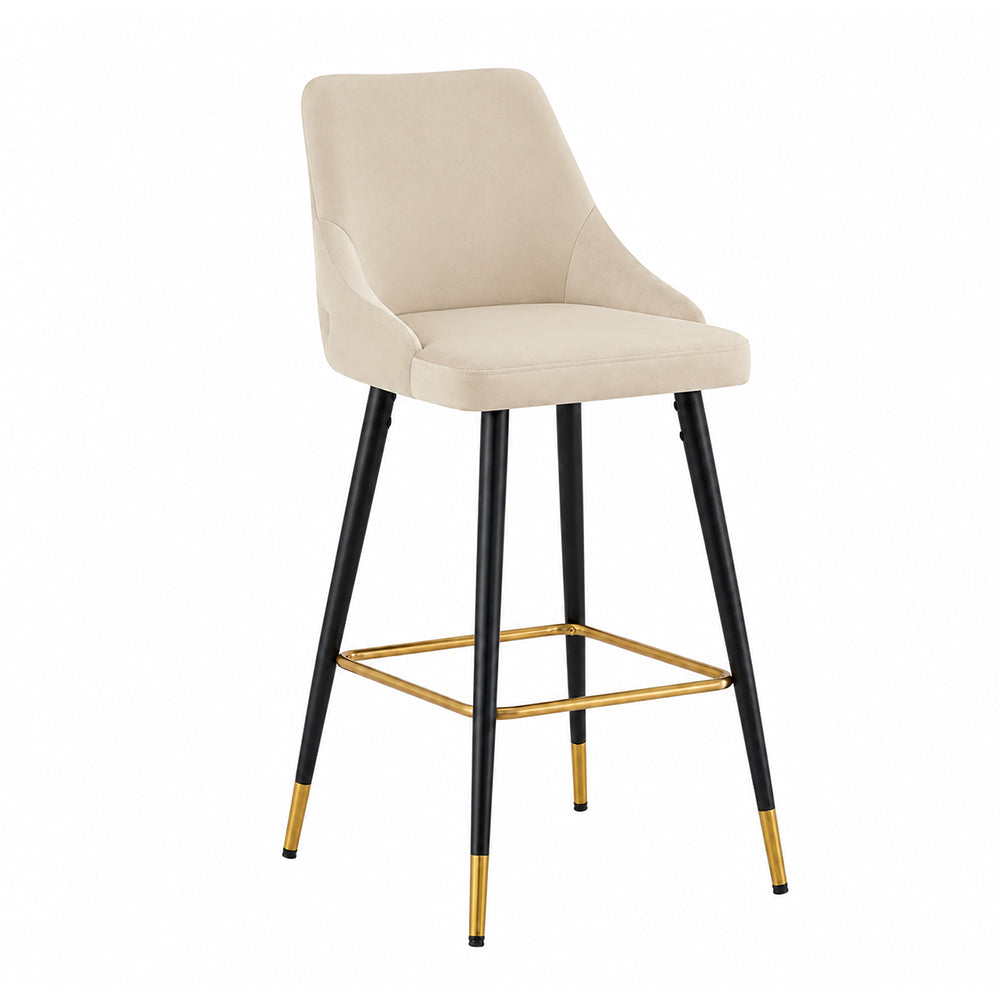 Doe Buck Davan Barstool|Beige