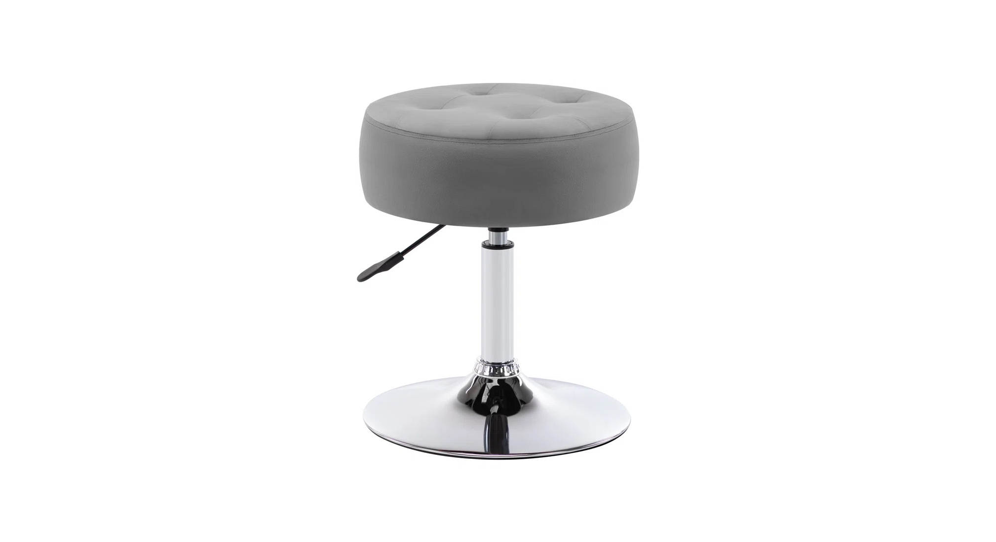 Deria Vanity Stool - Grey