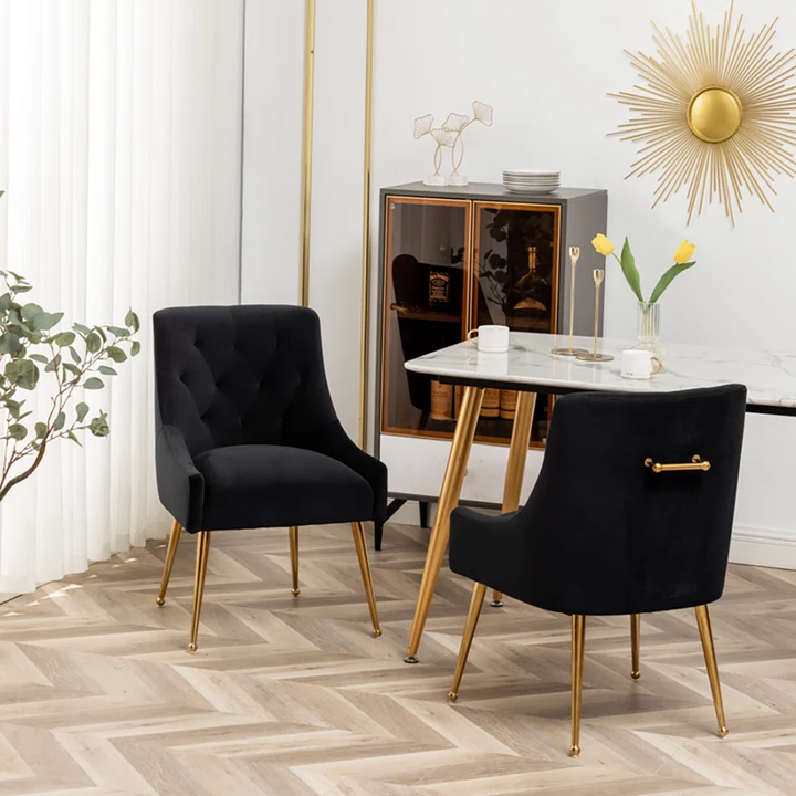 Asul Accent Chair Black | Designer Accent Chair Matte Black