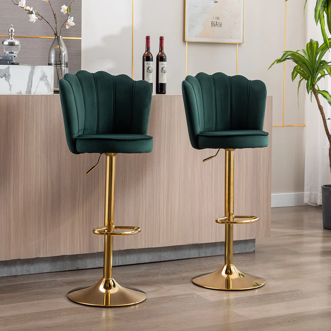 Avidan Bar Stool - Green