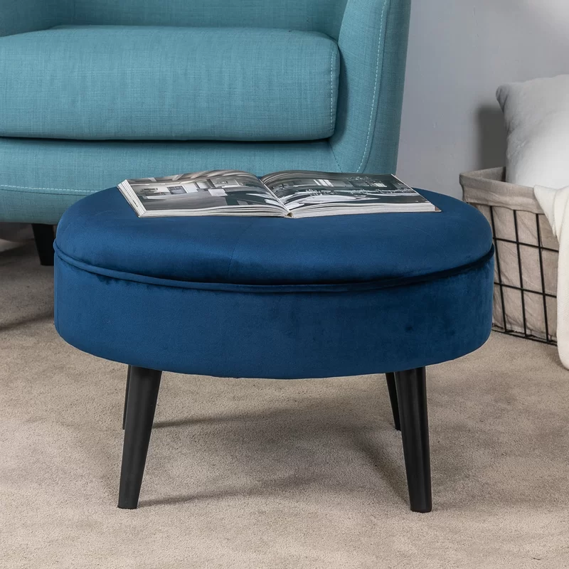 Micky Ottoman In Blue