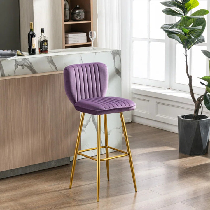 Rafael Bar Stool - Purple
