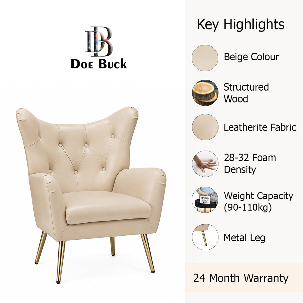 Haddly Lounge Chairs| Beige