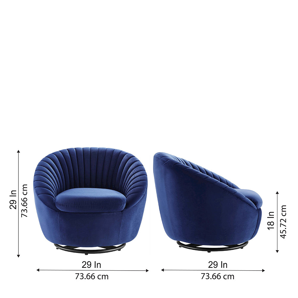 kieon Accent Chair |Blue