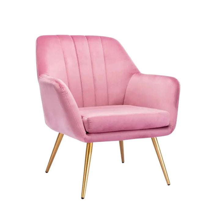 Brodie Contemporary Accent Chair – Pink