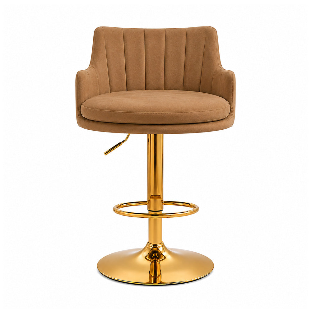 Doe Buck Oliver Barstool|Brown