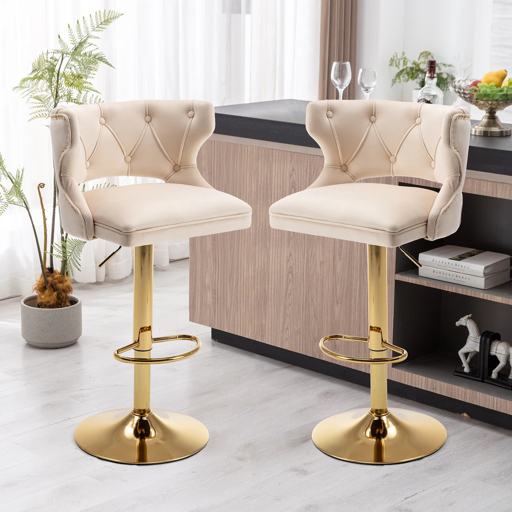 Verona Bar Stool - Beige