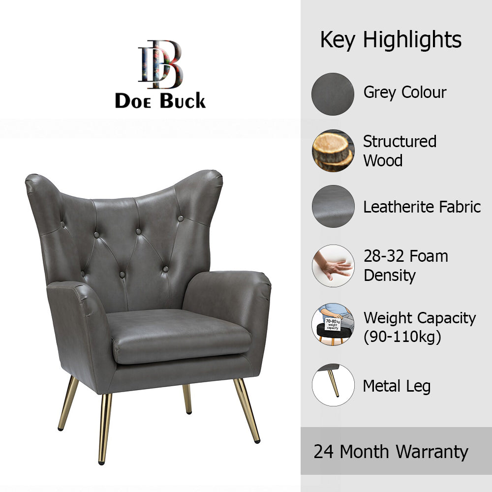 Haddly Lounge Chairs| Grey