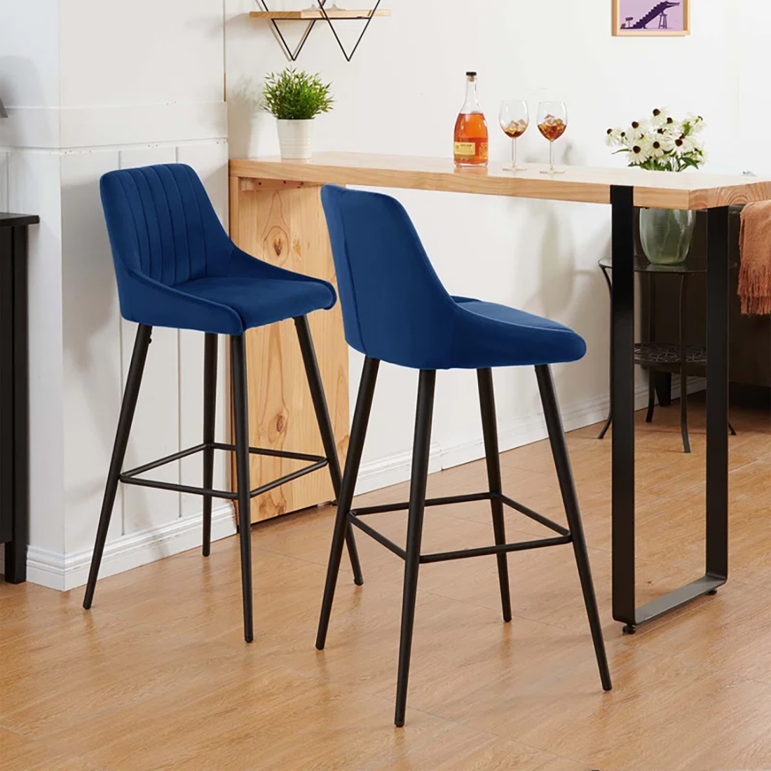Daulton Counter Stool - Blue