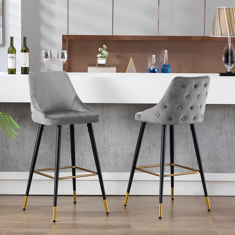 Davan Bar Stool - Grey