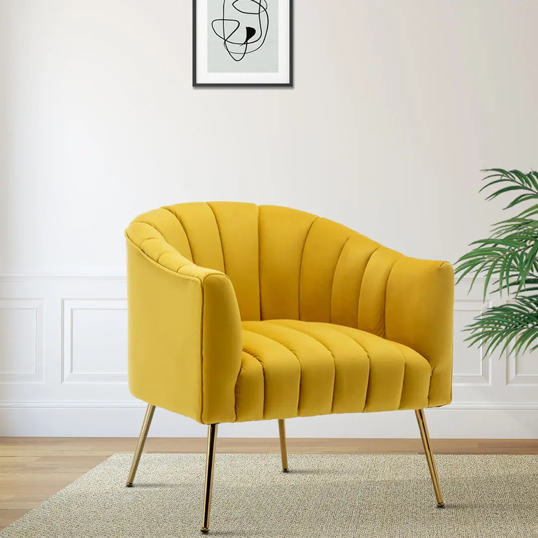 Jella Accent Chair - Mustard