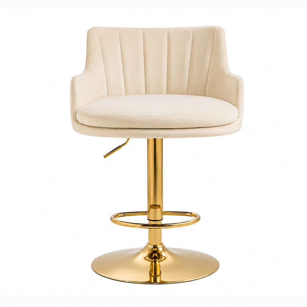 Doe Buck Oliver Barstool|Beige