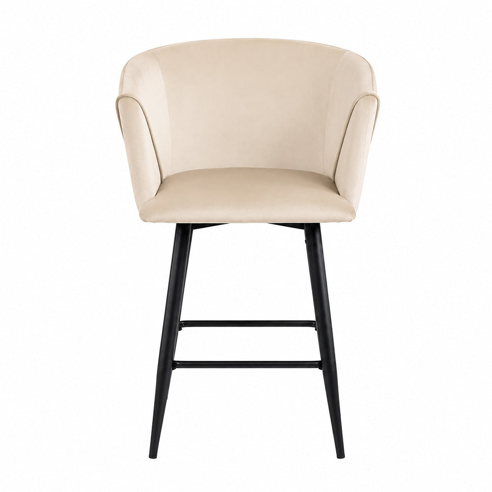Doe Buck Clea Barstool|Beige