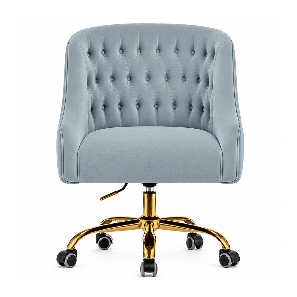 Clemence Office Chair |Sky Blue