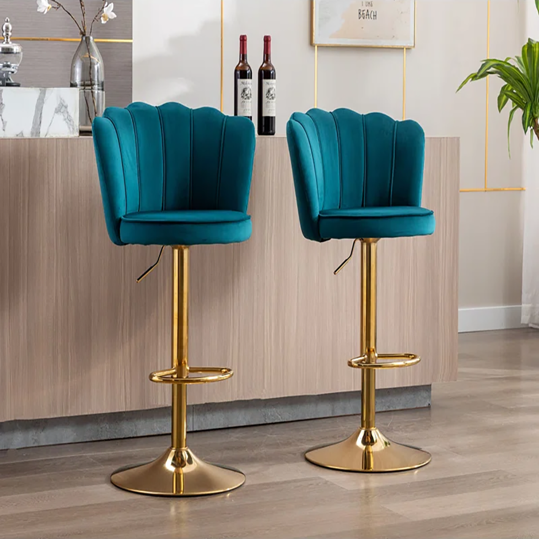 Avidan Bar Stool - Teal