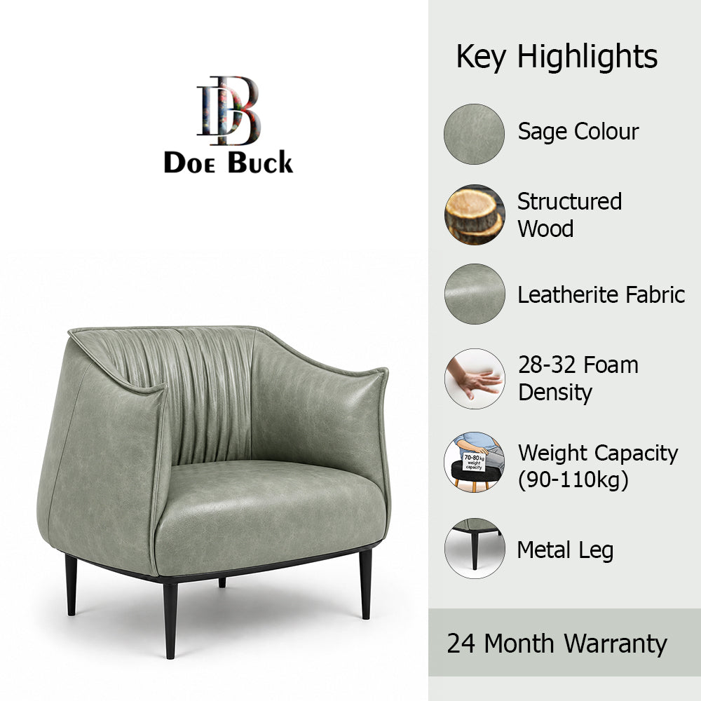Almeda Lounge Chair| Sage