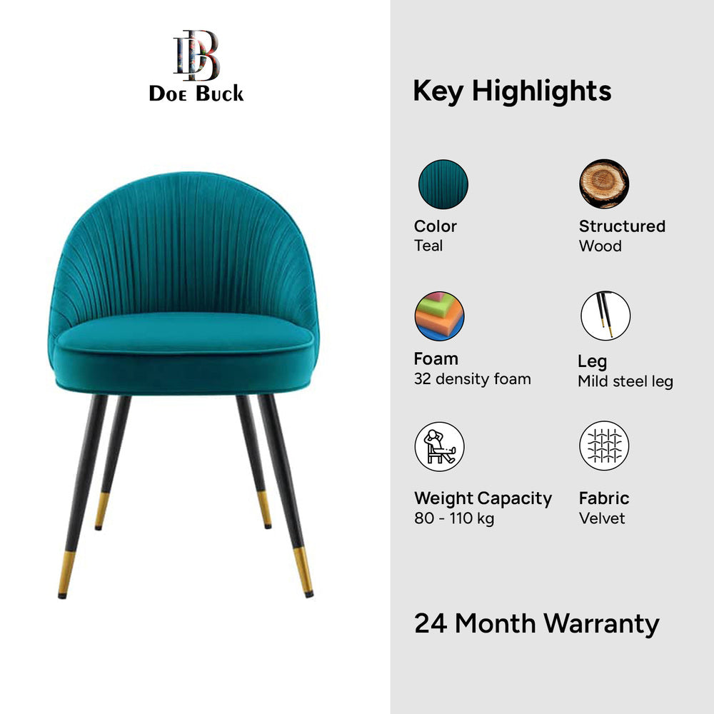 Momence Accent Chair Teal | Luxury Lounge Accent Chair Deep Teal
