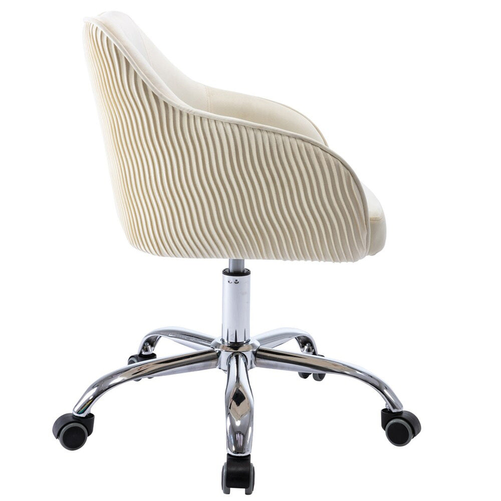 Leisel Task Chair Beige | Adjustable Office Chair Beige