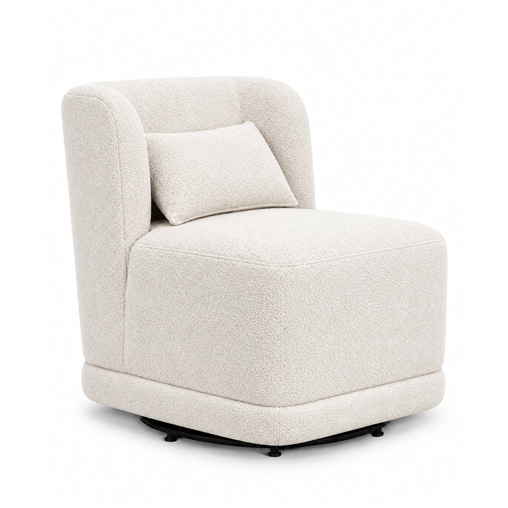 Doe Buck Schillar Lounge Chair | White
