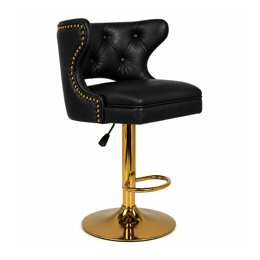 Doe Buck Verona Barstool|Black