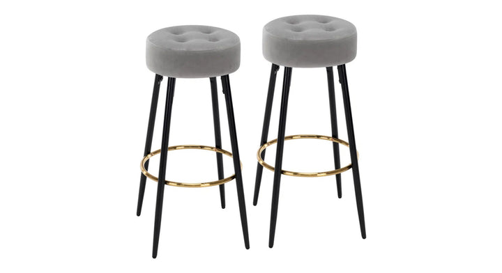 Ceazar Counter Stool - Grey