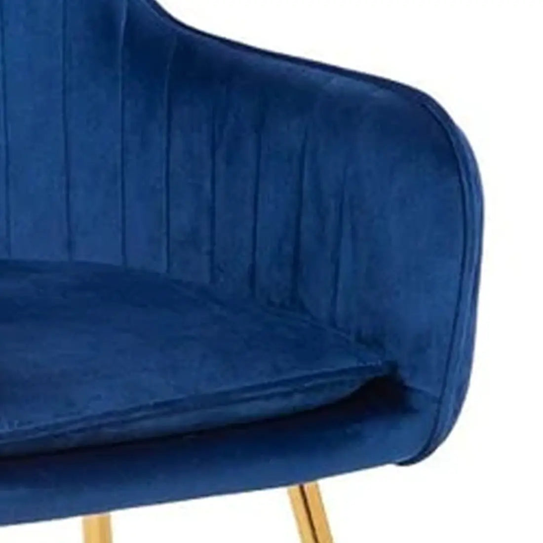 Nova Plush Accent Chair – Blue