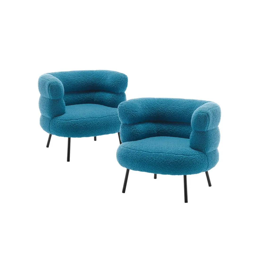 Clive Accent Chair - Sky Blue