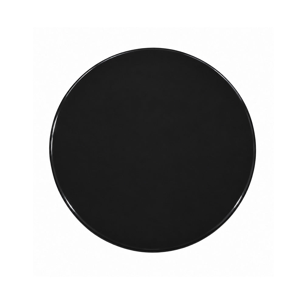 Modern Metal Round Pedestal Side Table