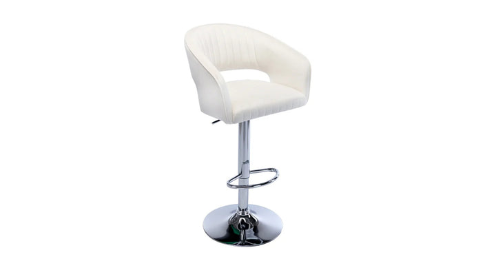 Dee Swiel Adjustable Bar Stool - White