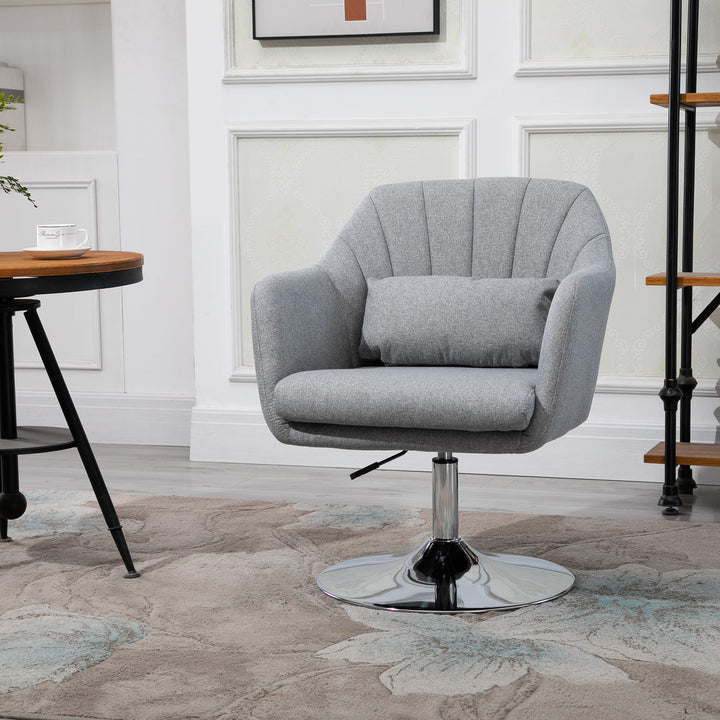 Boyd Swiel Bar Stool/Chair - Light Grey
