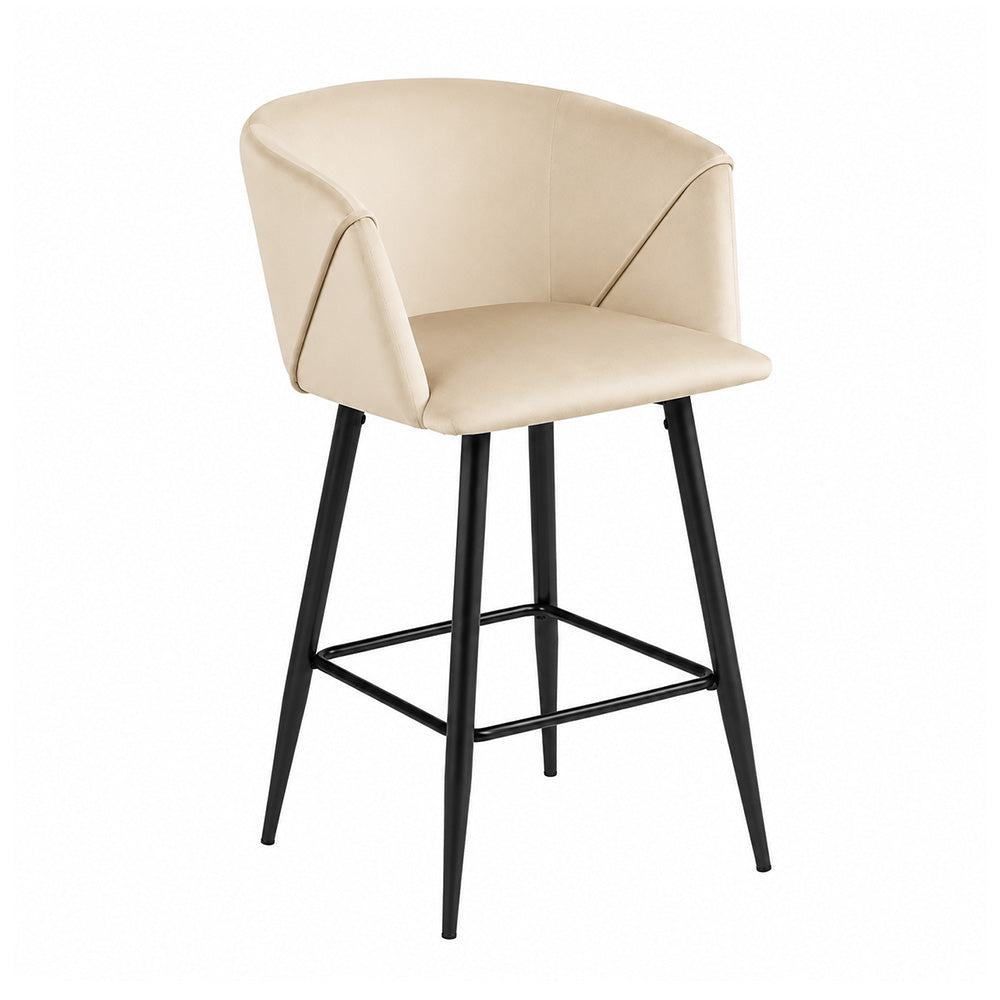 Doe Buck Clea Barstool|Beige