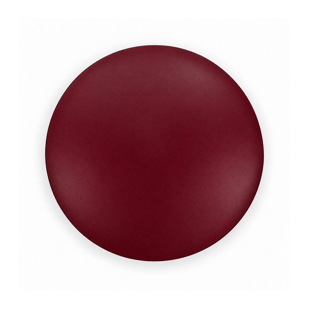 Modern Metal Round Side Table with Sculptural Loop Base
