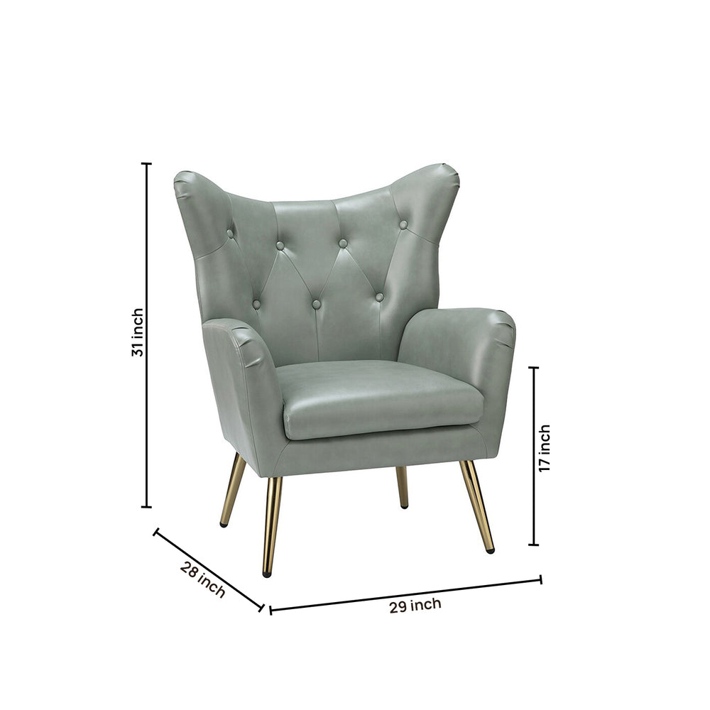 Hedley Accent Chair Sage | Classic Armchair Sage