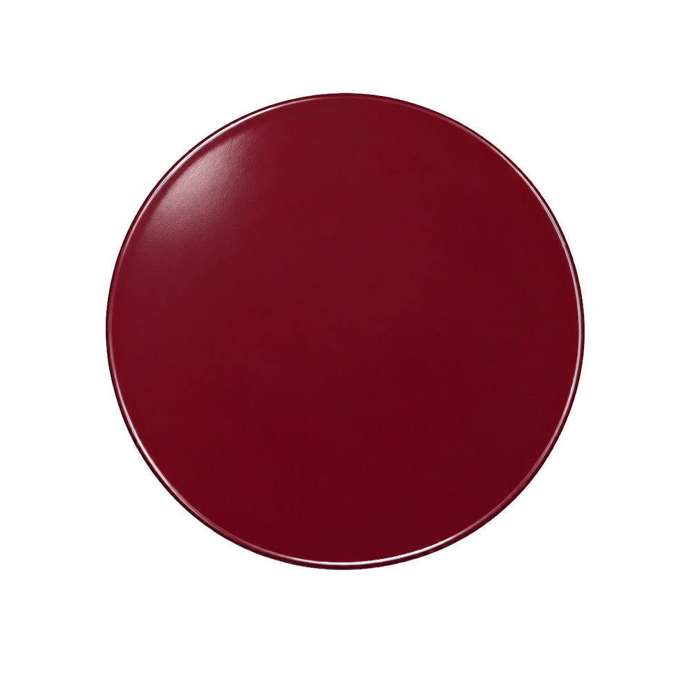 Modern Sculptural Side Table with Round Top
